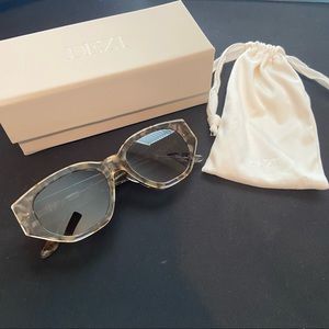 DEZI Charge It Sunglasses - Alluded Nude / Smoke Gradient (worn once)